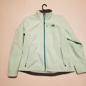 North Face Teal Green Women's Full Zip Jacket Sz XL